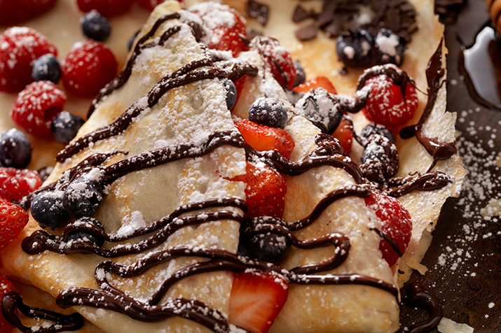 Holiday Themed Sweet Crepe